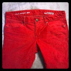Gap 1969 Always Skinny Corduroy Jeans